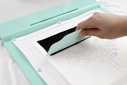 We R Memory Keepers Vinyl Print Press All-in-One Kit, Screen Printing Kits Vinyl Create Print Art Crafts Sewing Scrapbooking Journaling Printmaking We R Memory Keepers