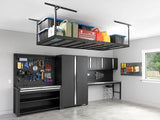 NewAge Products 4 ft. x 8 ft. VersaRac Pro Adjustable Overhead Garage Storage Rack, Heavy Duty Steel Garage Storage Organization, Ceiling Storage NewAge Products Inc.