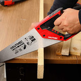 HAUTMEC 14 in. Universal Hand Saw - 11 TPI Fine Cuts Wood Saw - Professional Universal Saws for Wood, Laminate And Plastic - Crosscut Saw, HT0024 HAUTMEC
