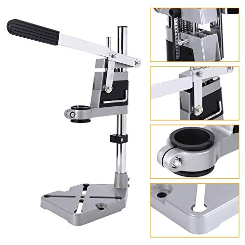 Drill Stand for Hand Drill Universal, Universal Adjustable Drill Press Clamp, Heavy Duty Drill Press Holder Workbench Repair Tool Bench Clamp, Greensen