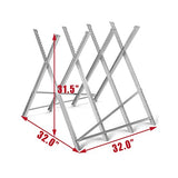 WINMAX TOOLS AUTOMOTIVE Heavy Duty 220 lbs Sawhorse Work Table, Portable Folding Sawhorse, Adjustable Steel Sawbuck for Firewood, Lightweight Log WINMAX TOOLS AUTOMOTIVE