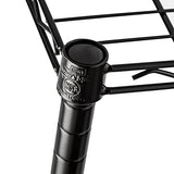 Honey-Can-Do 3-Tier Heavy Duty Adjustable Shelving Unit, Black Honey-Can-Do