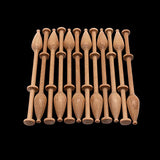 Bobbin Lace Bobbins Mechlin Style Sets of 12, 24, 50, Lacemaking Bobbins. 4.25" Inches Long. Crafted from Natural Hardwood. Bobbin Lace Online Lace Bobbin Lace Online