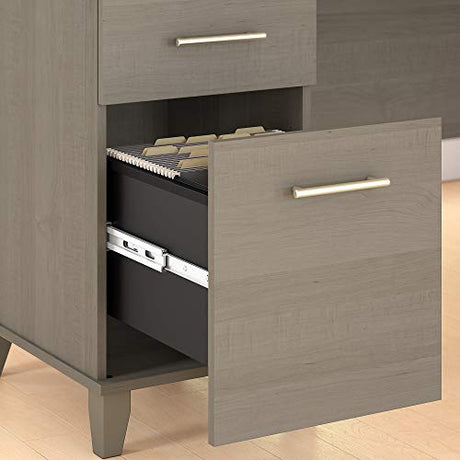 Bush Furniture Somerset 72W 3 Position Sit to Stand L Shaped Desk Bush Business Furniture