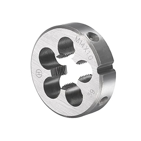 uxcell M14 x 1mm Metric Tap and Die Set, Machine Thread Screw Tap with Round Threading Die, Tap & Die Kit for Nut Screw Bolt Thread Repair uxcell