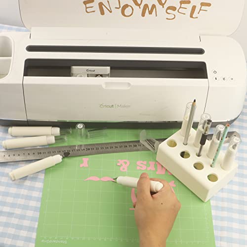 Enjoy Myself Pen-Shape Vinyl Weeding Tool Kit with Storage Box, Basic Weed Removal Tools Set for Cricut/Silhouette/Sizzix/Siser HTV/Oracal Enjoy Myself