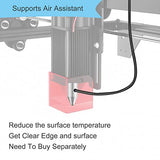 Longer 10W Laser Engraver Module, Dual Beam Compressed 0.06mm Laser Spot, DIY laser head for Laser Engraver, 10,000mm/min Engraving Speed, Eye Longer