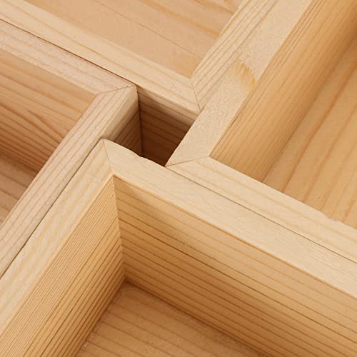 JAPCHET 18 Pack 4 Inch Square Wooden Box, Unfinished Wooden Box Storage  Organizer Craft Rustic Box for DIY Craft Collectibles Home Venue Decor