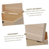 Abaodam 18 Pcs Wooden Box with Lock Ring Storage Organizer Jewelry Organizer Trays for Drawers Wood Gift Containers Unfinished Wooden Jewelry Case Abaodam