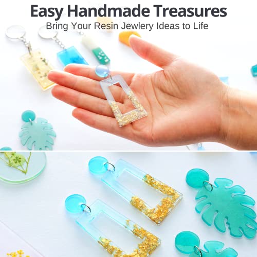 Piccassio UV Resin Clear 200g - Upgraded Hard Type UV Glue - Rapid Cure Craft Resin Using UV Light - Casting and Coating - Make DIY Crafts - Jewelry, Piccassio