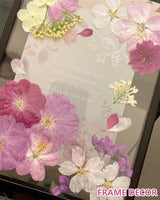 48 Pcs Mix Cherry Blossom Natural Dried Pressed Flowers for Cake Decorating, Real Dry Flower for Resin Jewelry Making, DIY Art Crafts - Pink Sakura… AHTONG