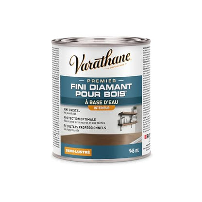 Varathane 200141H Water-Based Ultimate Polyurethane, Quart, Semi-Gloss Finish - WoodArtSupply