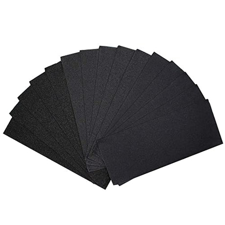Annietfr 80 Grit 120 grit 220 Grit Assorted Grit Sandpapers for Wood Furniture Finishing, Metal Sanding and Automotive Polishing, 9 x 3.6 Inch Dry or Annietfr