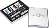 Faber-Castell 201629 Grip 2011 Calligraphy Set, Silver Faber-Castell