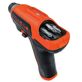 BLACK+DECKER 4V MAX Cordless Screwdriver with Bit Storage, 180 RPM, Battery Included (BDCS50C) BLACK+DECKER