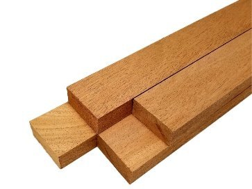 Mahogany Lumber - 3/4" x 2" (4 Pcs) (3/4" x 2" x 18") - WoodArtSupply