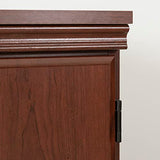 South Shore Morgan Small 2-Door Storage Cabinet, 19.38"D x 32.88"W x 32.38"H, Royal Cherry South Shore
