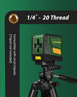 ALEAPOW Self-Leveling Laser Level, 100ft Green Cross Line Laser, Compact and Lightweight, Horizontal&Vertical Line for DIY Application, Rotatable ALEAPOW