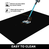 AiBOB Garage Floor Mat, 36 X 60 inches, Oil Spill Mat Under Car, Waterproof Backing Absorbent Pad Protects Floor, Durable, Reusable, Black AiBOB