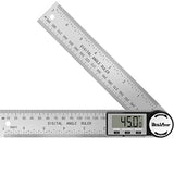 Digital Angle Finder Protractor, DEGLASERS Digital Protractor 7inch/200mm Stainless Steel Angle Measuring Tool with LCD Display for DegLasers