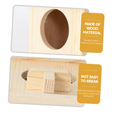 SUPVOX Bird Nest Wooden Bird Houses Bird Houses for Outside Unfinished Wood Birdhouse Hanging Birdhouse Hanging Bird House Bird Feeder Hanging Pet SUPVOX