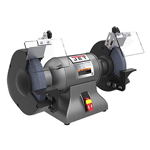 JET IBG-8, 8-Inch Industrial Bench Grinder, 1 HP, 1Ph 115V (578008) - WoodArtSupply