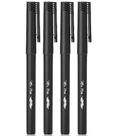 Mr. Pen- Black Fineliner Pens, 4 Pack, 0.5mm Fine Point Pens,Marker Pen for Transparent Sticky Notes, Fine Tip Markers, Fine Line Markers, Drawing Mr. Pen