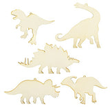 Summer-Ray 20 Wooden Dinosaur Laser Cutout DIY Craft Party Decoration Art Embellishment Room Decoration Summer-Ray.com