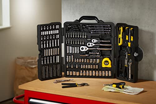Stanley 73795 Mixed Tool Set, 210 Pieces - Polished Chrome Stanley