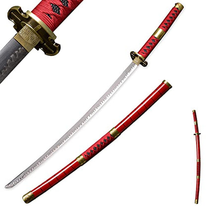 Sword fort Handmade Katana Cosplay Anime Swords, Roronoa Zoro Sword, Kitetsu - WoodArtSupply