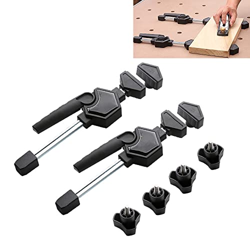 Singring Clamping Elements Workbench Dog Holes Clamp Adjustable Screw Clamp For Woodworking Fixed Hold (19mm) Singring