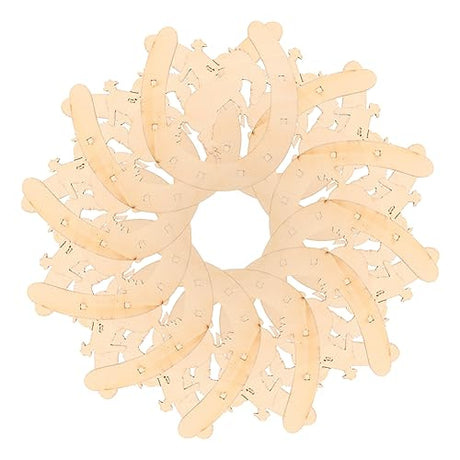 Anneome 48pcs Horseshoe Chips Wood Cutout Horseshoe Graffiti Accessory Painting Craft Cutouts Horseshoe Wood Slices Unfinished Wooden Horse Cutouts Anneome