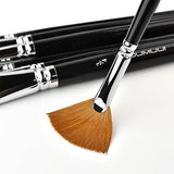 Sable Watercolor Brushes Professional Kolinsky Watercolor Artist Paint Brushes 7pcs, Pointed Rounds, Rigger, Long Flat, Dagger, Fan for Watercolor Fuumuui