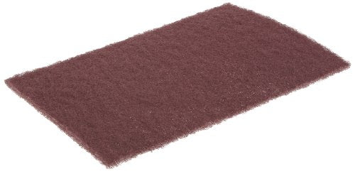 Norton Bear-Tex General Purpose Non-Woven Abrasive Hand Pad, Best Performance, Maroon Color, Aluminum Oxide, Grit Very Fine (Pack of 20)