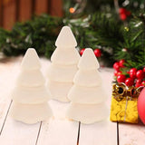 VILLCASE Unfinished Wood Christmas Tree 10Pcs Mini Wooden Xmas Tree Craft Blank Wooden Christmas Tree Acorns Farmhouse Wood Trees DIY Natural Rustic VILLCASE