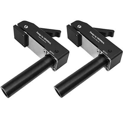 2 Pack 3/4 Inch (19mm) MFT Bench Dog Clamps, Aluminum Alloy Hold Down Clamps for Woodworking with Quick Release, Adjustable Benchtop Clamps for