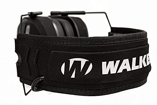 Walker's Razor Slim Electronic Bluetooth NRR 23 dB Hearing Protection Earmuffs for Outdoor/Indoor Shooting Range with Shockproof Carrying Case, Black Walker's