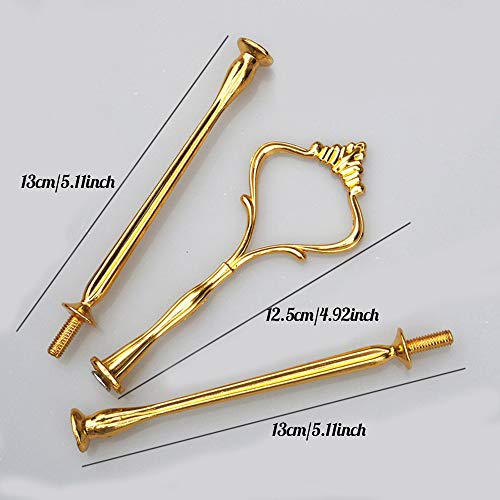 ResinWorld 3 Tier Resin Mold, Thick Cake Stand Molds for Resin, Epoxy Resin Tiered Tray Mold, Geode Resin Silicone Casting Mold with Hardware ResinWorld