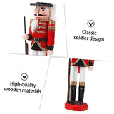 CIMAXIC Puppet Ornaments Desktop Wooden Puppets Decor Wooden Nutcracker Model Nutcracker Wooden Puppet Wood Puppet Decor Christmas Decoration Holiday CIMAXIC