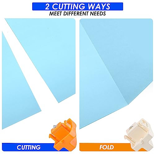 Paper Cutter Trimmer Small: 12 Inch Crafting & Scrapbooking Supplies for A4  Cardstock Photo Label with Automatic Security Safeguard and Foldable Ruler