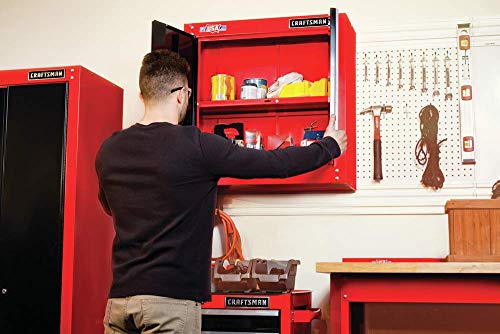 Craftsman Garage Storage, 28-Inch Wide Wall Cabinet (CMST22800RB) - WoodArtSupply