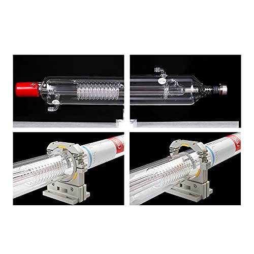Cloudray RECI CO2 Laser Tube W2 CO2 Glass Laser Tube, 90W 100W Length 1200mm S2 Z2 Dia 80mm For CO2 Laser Engraver Cutting Machine Cloudray