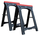 Performance Tool W54011 Saw Horse Set, 2-Piece (150 lb capacity, 300 lbs Total) Performance Tool