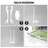 Tray Extender for Cricut Maker3 Maker Series, Cutting Mat Extender Support Extender Tray Compatible with Cricut Mat Accessories Mat Holder (White) LUTER