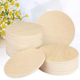 20 PCS 8 Inch Unfinished Wood Circles, Thickness 6 mm, Wooden Rounds for Crafts, Wood Discs for DIY Painting Decorations, Weddings and Parties,by GNIEMCKIN