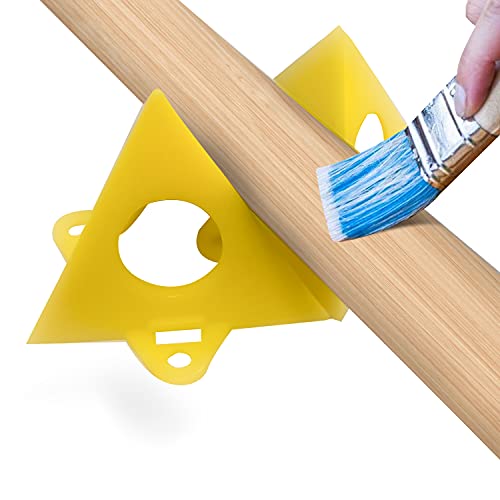 KATA 32pcs Pyramid Stands Painter's Painting Stands,Mini Cone Paint Stands for Canvas and Door Risers Support,Cabinet Paint Pouring - WoodArtSupply