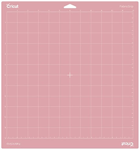 Cricut FabricGrip Adhesive Cutting Mat 12" x 12", High Density Fabric Craft Cutting Mat, Made of Material to Withstand Increased Pressure. Use For Cricut