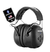 Hocazor HZ07 Upgrade Bluetooth 5.3 Hearing Protection - NRR 25dB Noise Cancelling Earmuffs 40 Hours+ Playing Time with 1500mAh Rechargeable Battery Hocazor