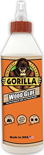 Gorilla Wood Glue, 18 Ounce Bottle, Natural Wood Color, (Pack of 1) Gorilla