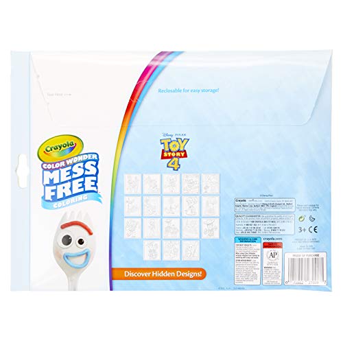 Crayola Toy Story Coloring Pages, Color Wonder Mess Free, Gift for Kids, Age 3, 4, 5, 6 Crayola